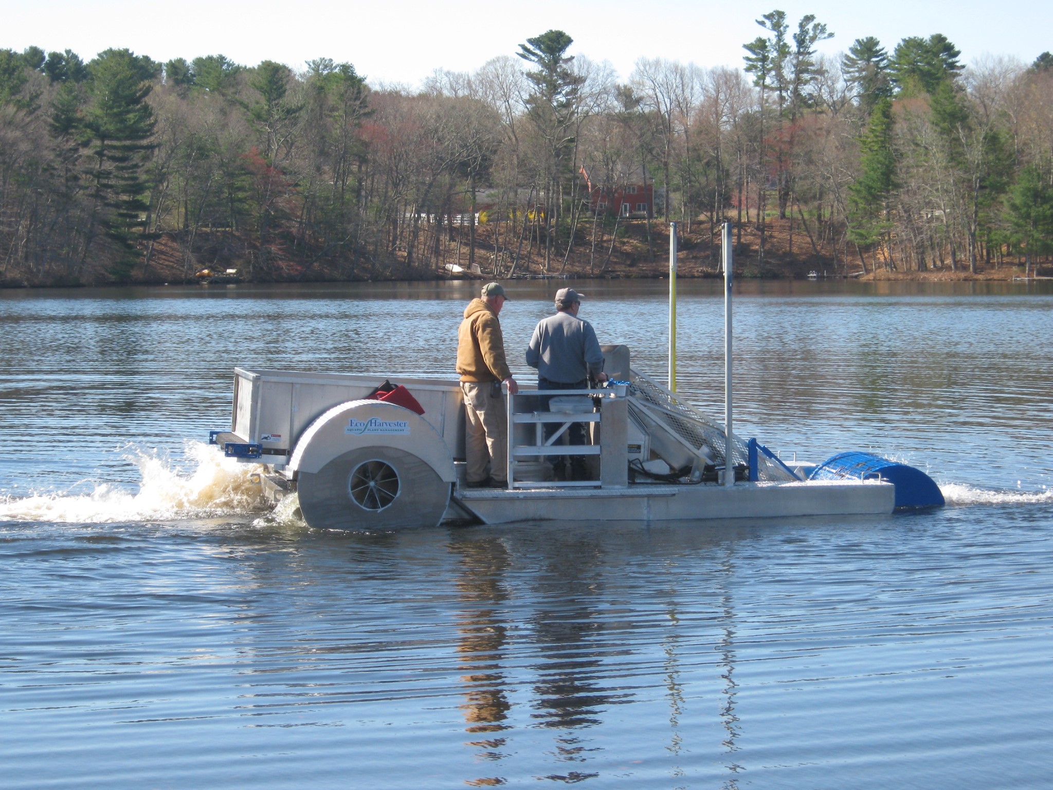 Volunteers working on conservation